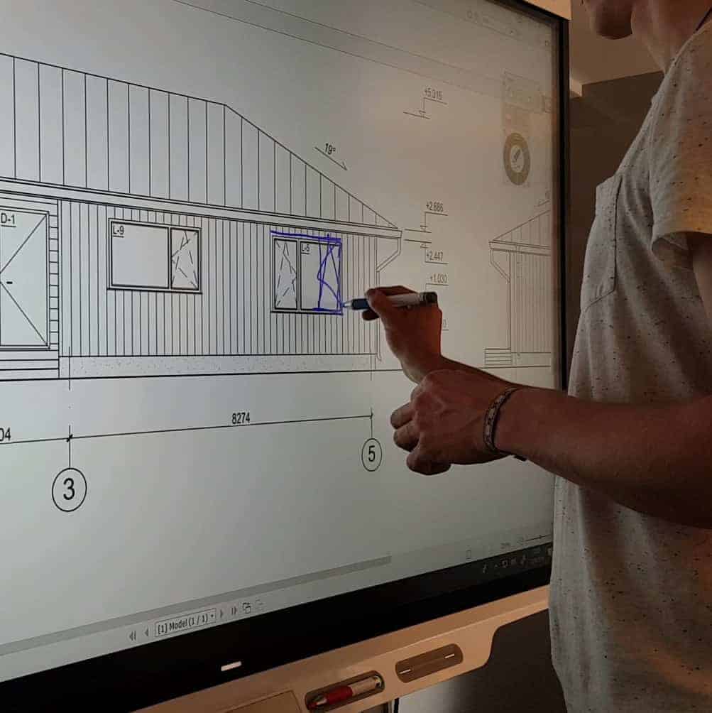 SMART ekrāni būvniecības, arhitektūras un dizaina projektiem