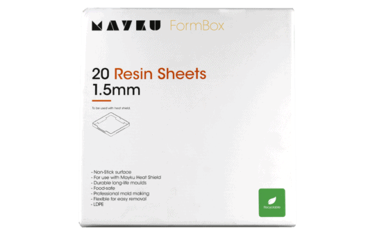 Mayku-sheets - Mayku-Resin-Sheets-LDPE-Sheets-20-pack-of-1-5mm-MREA200100AA