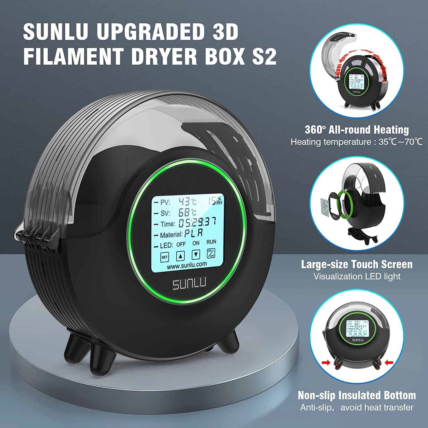 SUNLU-FilaDryer-S2 SUNLU-FilaDryer-S2 - SUNLU-FilaDryer-S2-1