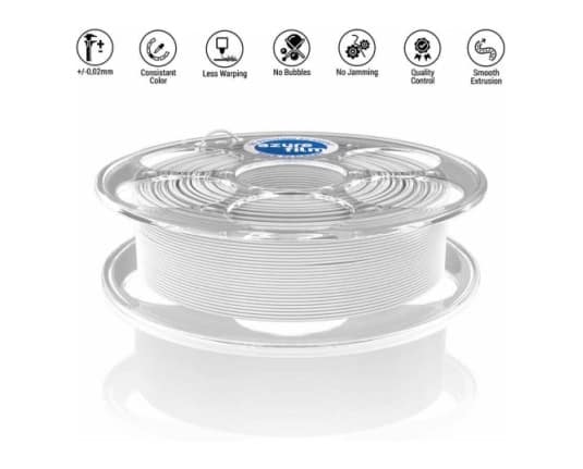 Azurefilm-ASA-Filament-White - 3d_printer_plastic_asa_white