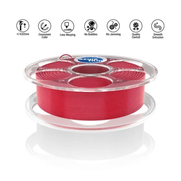 PETG PETG - 3d_printer_plastic_petg_red_raspberry