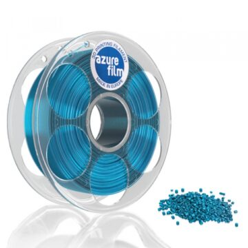 Azurefilm-PETG-Transparent-Blue - 3d_printing_filament_petg_blue_transparent