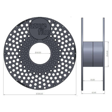 Azurefilm-PETG-White - New spool techincal sheet