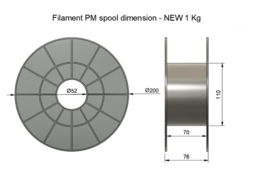 FilamentPM-PLAPlus-Desert-beige - Filament-PM-1-kg-spool-product-detail-main