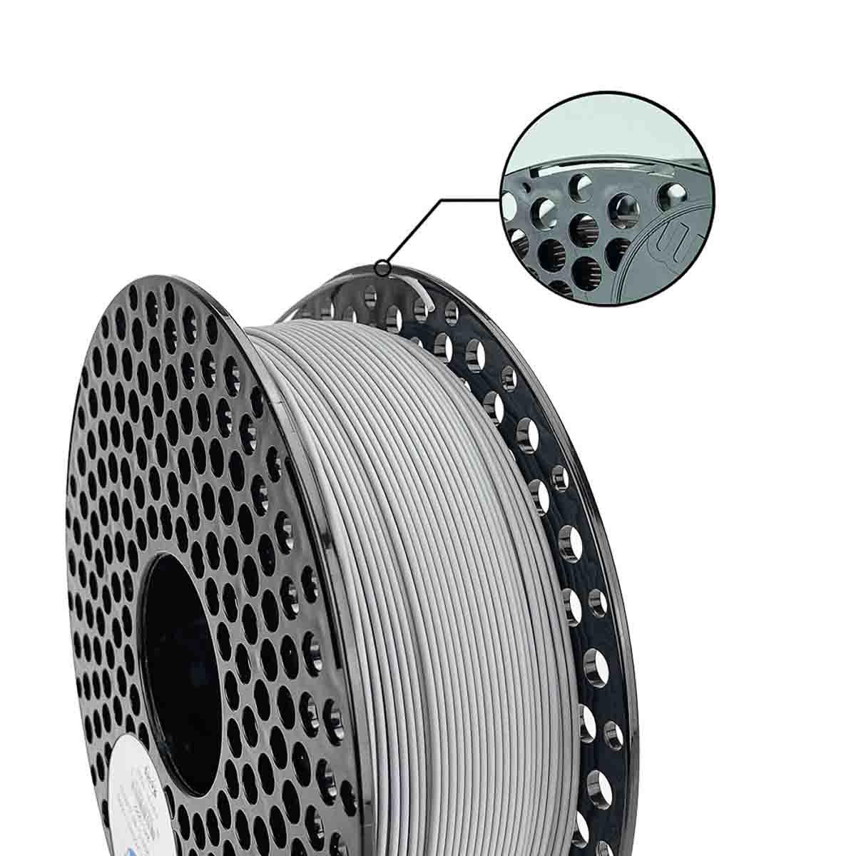 Azurefilm-PLA-Light-Gray - PLA Original filament Light Grey spool