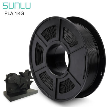 SUNLU-PLA-Black - Sunlu PLA Filament 1 75mm 1kg SL PLA Black 001