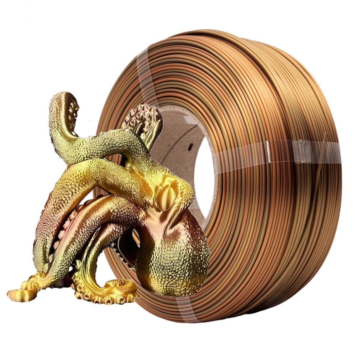 Azure-PLA-Refill-Rainbow-Amber Azure-PLA-Refill-Rainbow-Amber - 3d printing high quality filament refill pla silk rainbow amber