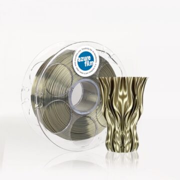 SILK - 3d_printing_filament_azurefilm_silk_olive_gold_front