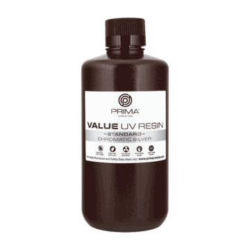 Value-DLP - PrimaCreator-Value-UV-DLP-Resin-1000-ml-Chromatic-Silber-PV-RESIN-B405-1000-CS-1