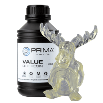 Value-DLP - PrimaCreator-Value-UV-DLP-Resin-500-ml-Klar-PV-RESIN-B405-0500-CL