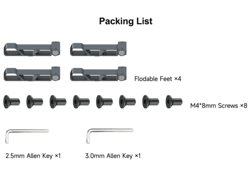 Ortur-LM3-legs - Packing-List
