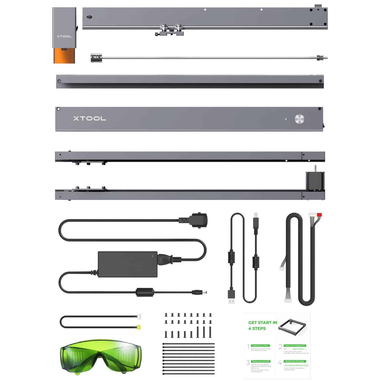 xTool-D1-5W-10W - D1-5W10W-Parts-list