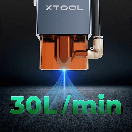 xTool-D1-Air-Assist-Set - Steady-output-power-of-30Lmin