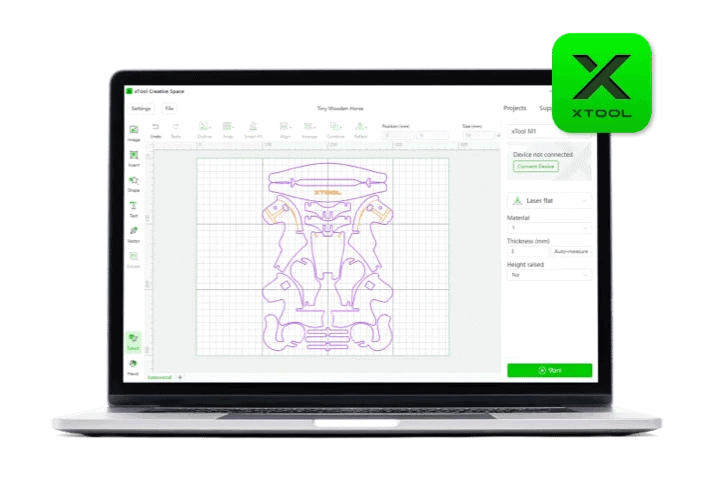 xTool-D1-Pro-20W - XCS