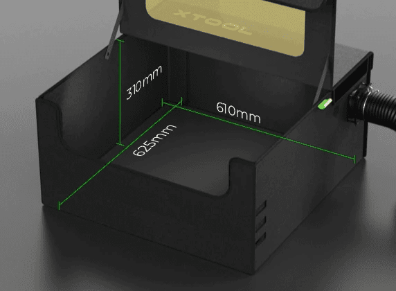xTool-D1-enclosere - Large-working-space
