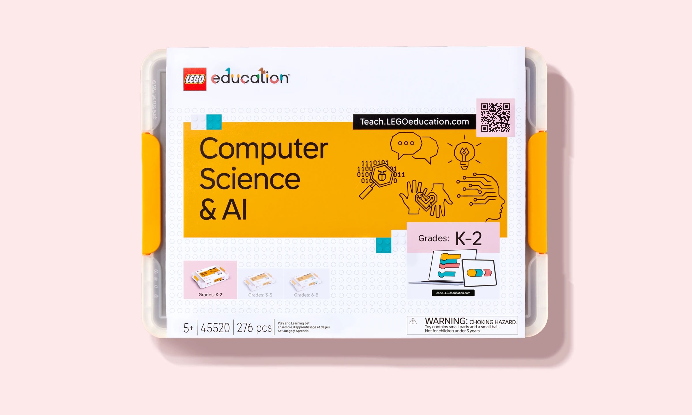 LEGO Education datorzinātnes un mākslīgā intelekta komplekts. Vecums 5+ gadi (1-2 klase)